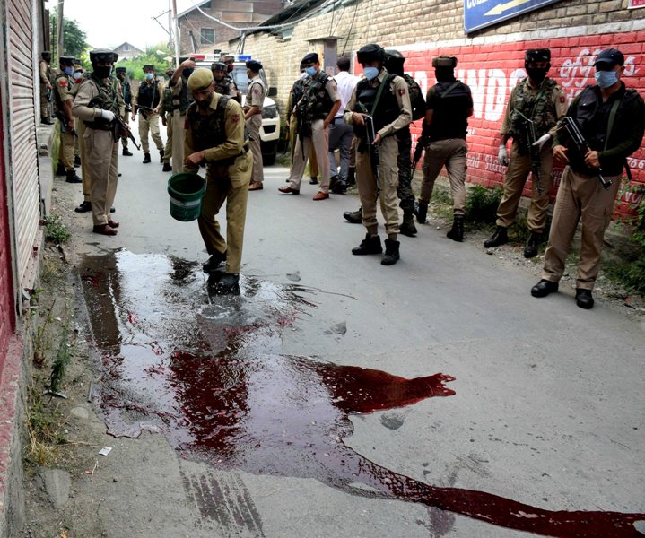 Terrorist attack in Srinagar