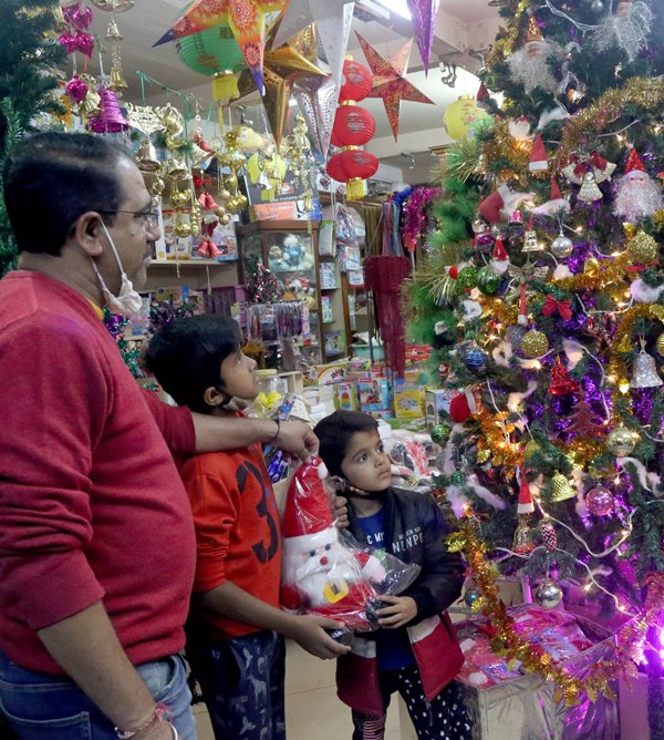 Belagavi: Church illuminated on the eve of Christmas