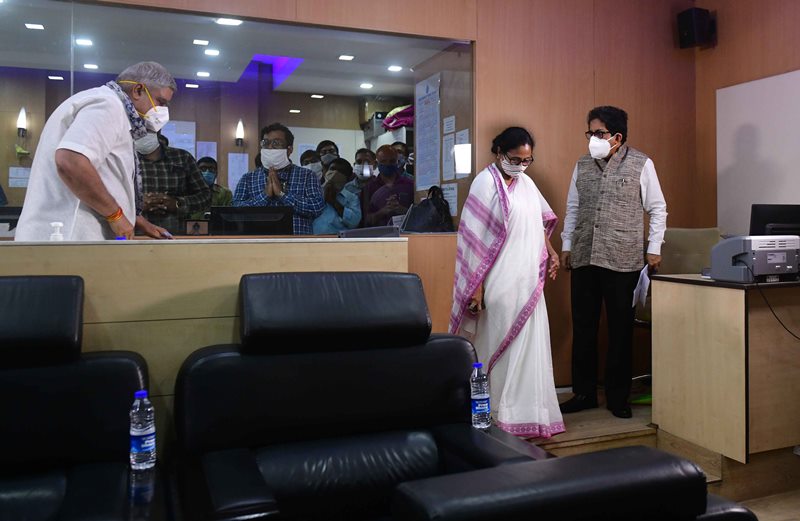 Bengal CM Mamata Banerjee monitors Cyclone Yaas