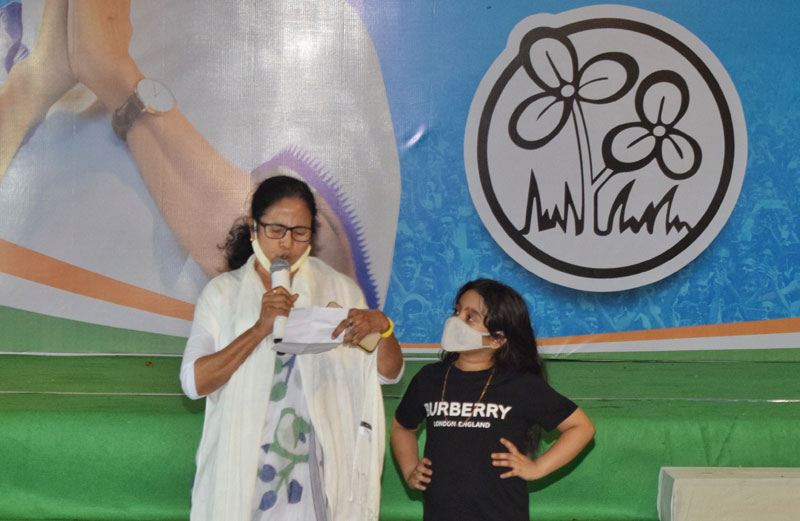 Mamata addresses media after scripting landslide victory in Bengal