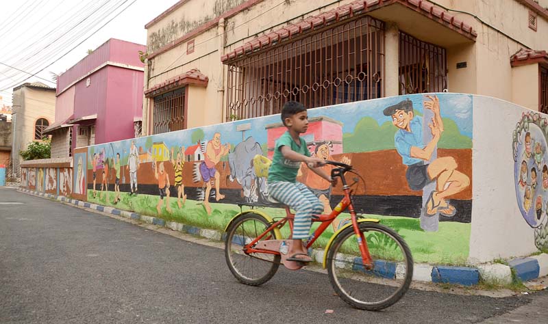 Where walls breathe art