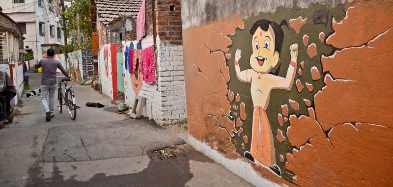 Where walls breathe art