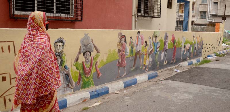 Where walls breathe art