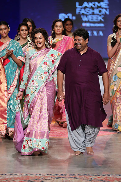 Lakme Fashion Week: Taapsee Pannu walks the ramp