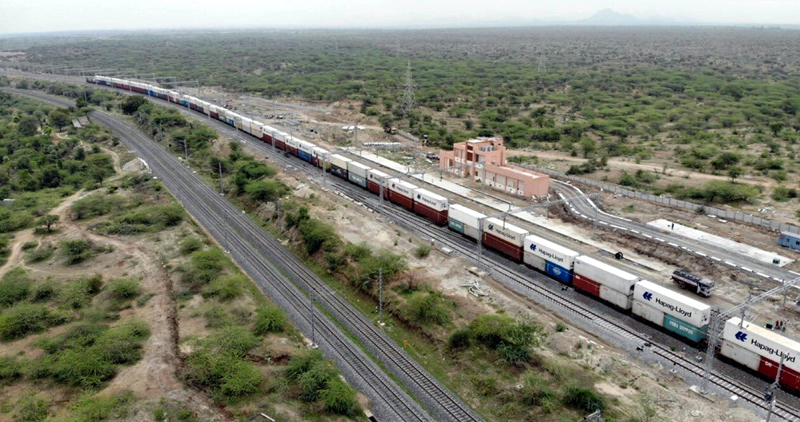Indian Railways conduct first trial run for double stack container train