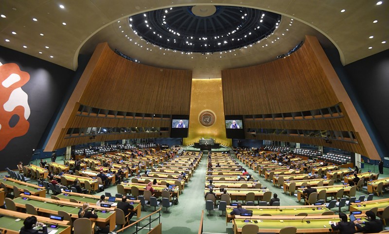 PM Modi addressing 76th session of United Nations General Assembly in New York