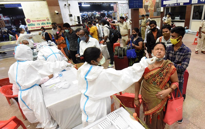 COVID-19 test in Patna