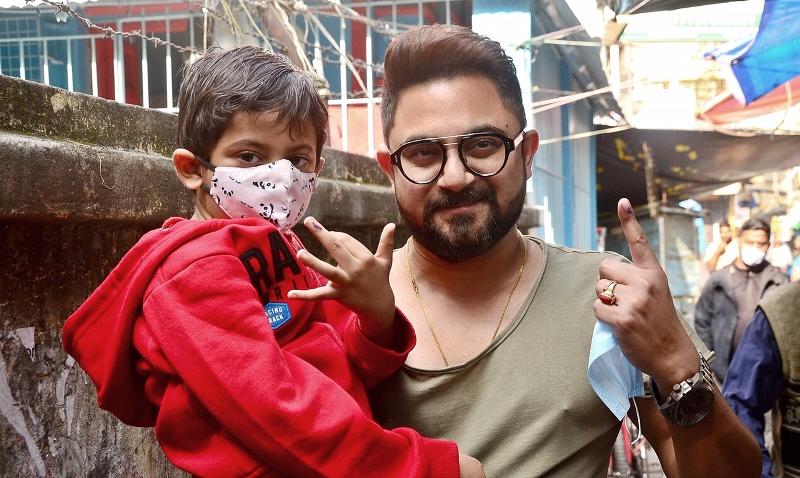 Tollywood celebrities cast vote in KMC Elections 2021