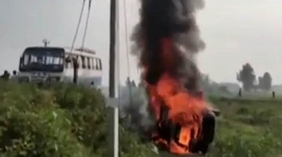 Lakhimpur Kheri violence over ministers' visit: 8 people, including 4 farmers, die