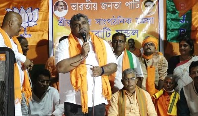 TMC MLA, former Asansol Mayor Jitendra Tiwari joins BJP