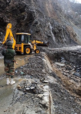 Snowfall in Jammu and Kashmir