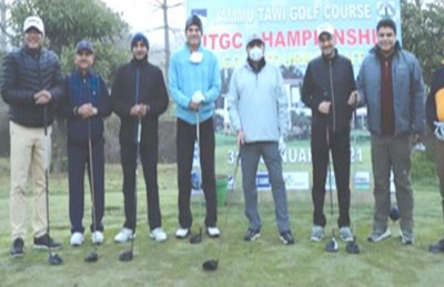 Jammu and Kashmir: Advisor Rajeev Bhatnagar tees off JTGC Golf Tournament-2021