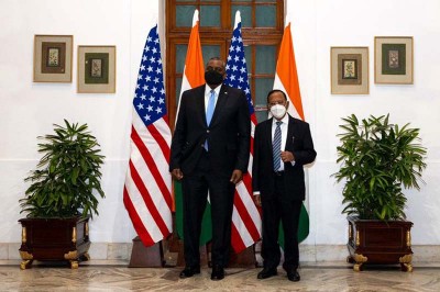 Had a great meeting with Ajit Doval: United States Defence Secretary Lloyd J Austin