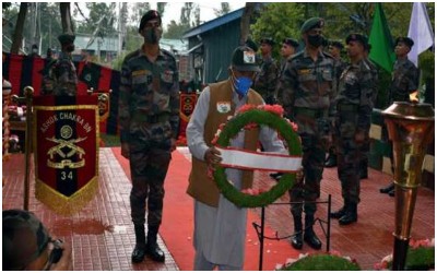 Indo-Pak 1971 war 'Mashaal' arrives at Kashmir