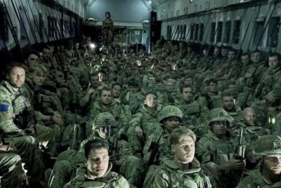 Last plane carrying British soldiers leaves Kabul airport