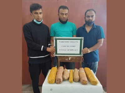 Nagaland: 5 kg of brown sugar worth Rs 10 crore seized, three held