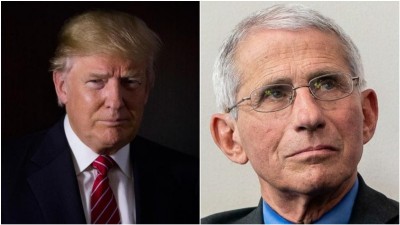 Donald Trump mocks Anthony Fauci for advice on mask-wearing
