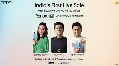 OPPO announces India’s first Live sale with Reno6 5G