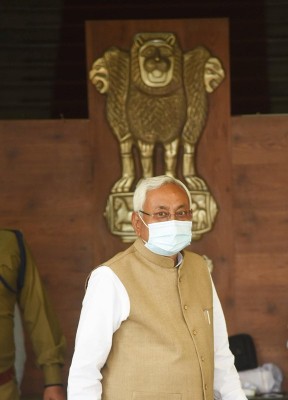 Nitish Kumar at Budget Session in Patna