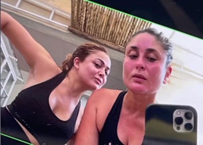 Kareena Kapoor, Amrita Arora clicks selfie during their exercise session, sets Instagram on fire