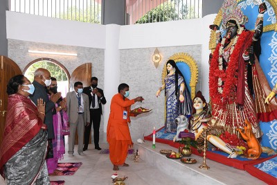 Historic Ramna Kaali Temple in Dhaka is a symbol of spiritual and cultural bonding among people of India, Bangladesh: President Kovind