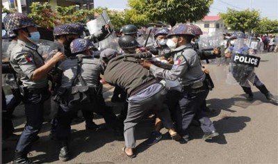 Police resort to firearms to disperse anti-coup student protest in Myanmar: Reports