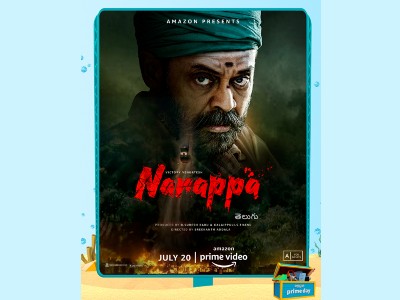 Narappa set to globally premier on Amazon Prime video on July 20