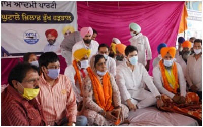 Punjab: Raghav Chadha joins hunger strike over SC scholarship scam