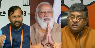 Narendra Modi's Cabinet reshuffle: Prakash Javadekar, Ravi Shankar Prasad quit