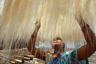 Woman airs strands of Sewai ahead of Eid in UP's Prayagraj