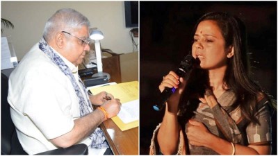 Beneficiary of illegal residential land allotment: TMC's Mahua Moitra brings fresh corruption charge against Dhankhar