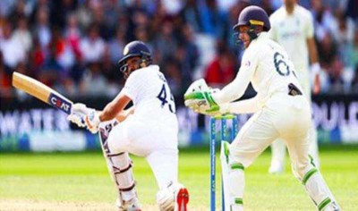 Third Test, Day 1: India post 56 for 4 at lunch against England