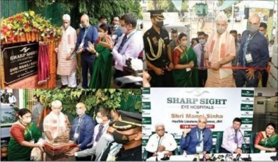 LG inaugurates Sharp Sight Eye Hospital at Barzulla, Kashmir