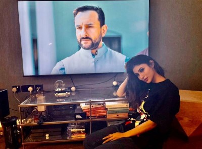 Mouni Roy watches Saif Ali Khan starrer Tandav