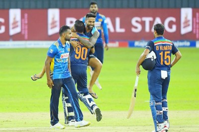 Second ODI: Chahar's heroics help India beat Lanka by 3 wickets, seal series