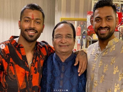 Indian all-rounders Hardik and Krunal Pandya's father dies, cricketers mourn