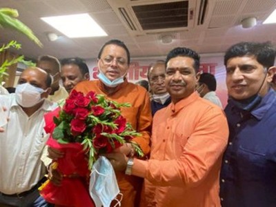 Pushkar Singh Dhami elected as new Uttarakhand CM