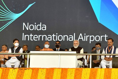 PM Modi lays foundation stone for Noida Airport, calls it 'logistics gateway of northern India'