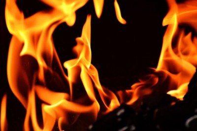 Assam: Moving truck catches fire in Nagaon