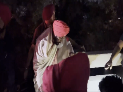 Punjab CM Charanjit Singh Channi draws praise for joining midnight cow rescue