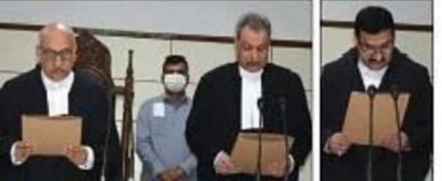 J&K: Chief Justice administers oath of office to two newly appointed judges