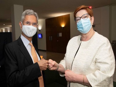 Australia, India vow to work together for Indo-Pacific security ahead of QUAD leaders' meet