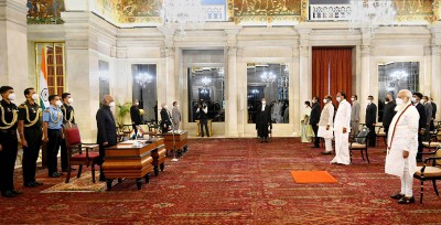 Justice NV Ramana swears in as CJI of India