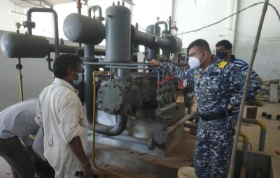 Indian Navy team repairs two major oxygen plants in Andhra Pradesh