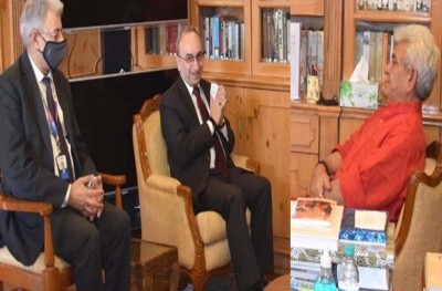 Extend financial support to youth: Jammu and Kashmir LG Manoj Sinha to SBI Chairman