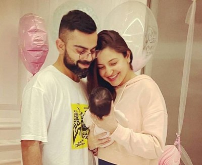 Anushka Sharma-Virat Kohli shares first pic of daughter Vamika