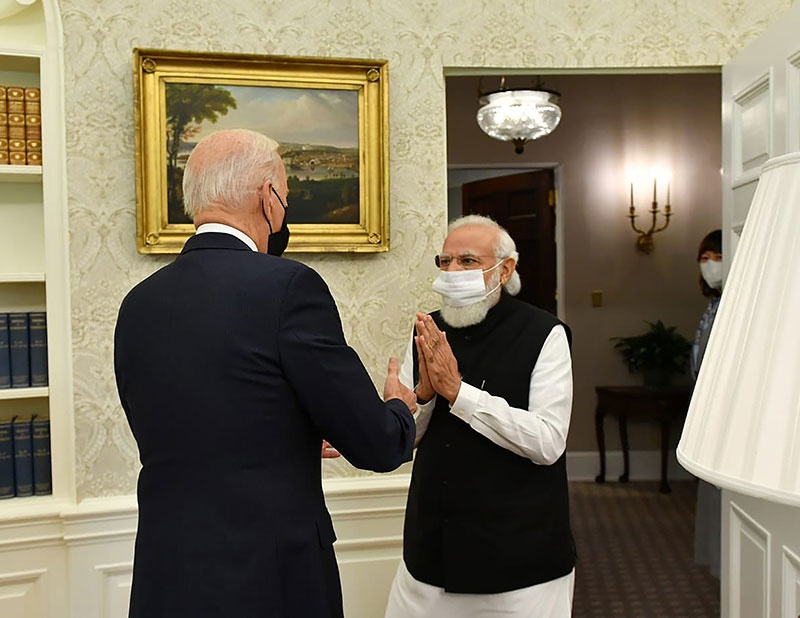 Modi in US: Indian PM meets US President Joe Biden