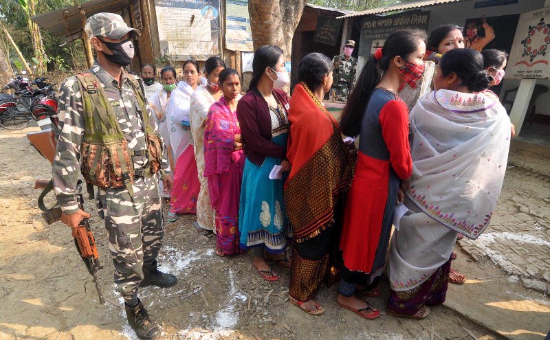 First phase of Assam polls underway