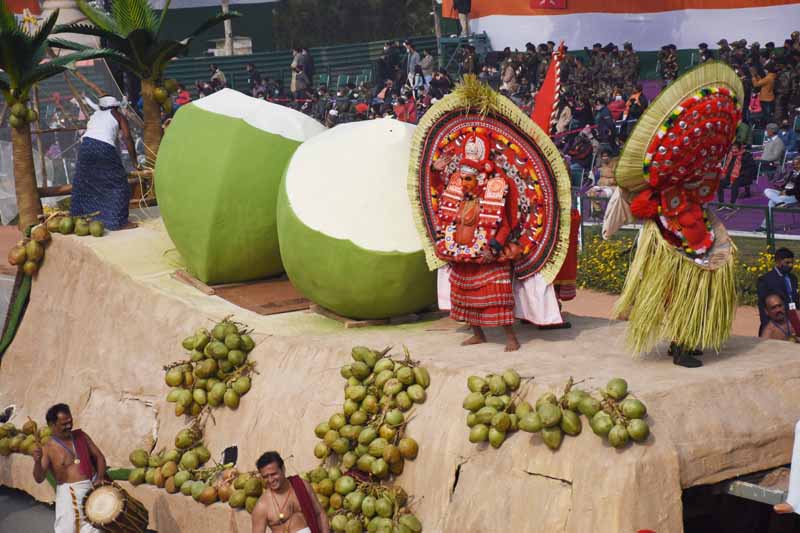 Rajpath during dress rehearsal of Republic Day Parade-2021