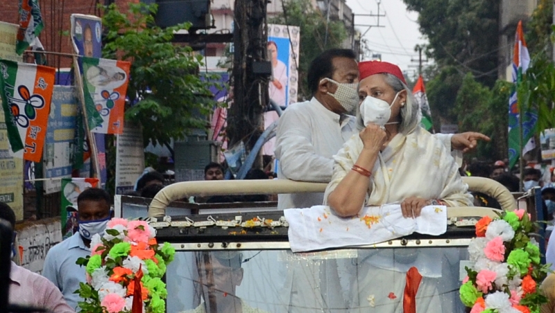 Bengal: Jaya Bachchan campaigns for TMC in Kolkata